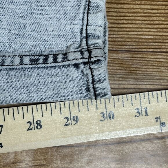 KC Conspirators Jeans Men’s  32x32 Gray Denim BUTTON FLY Skinny Designer - Picture 8 of 16